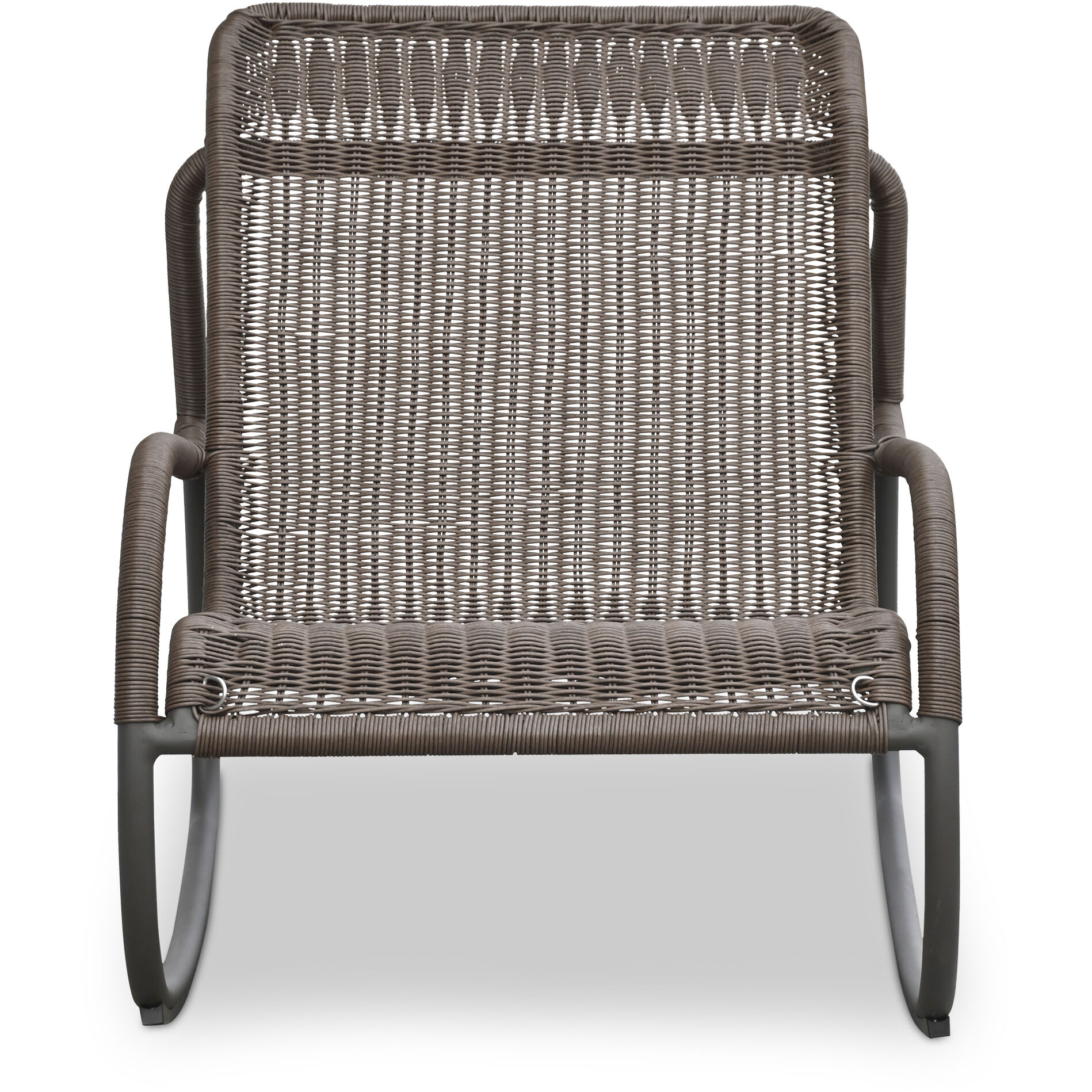 Lyra Brown Outdoor Rocking Chair, King